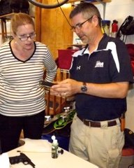 Cleaning a Pistol
